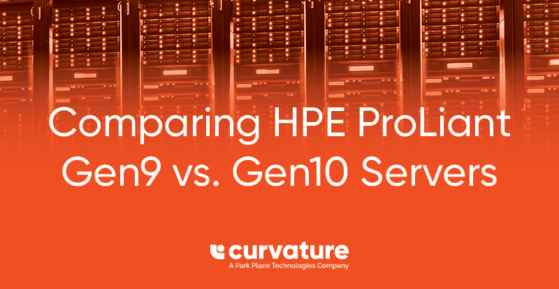 Comparación de los servidores HPE ProLiant Gen9 vs. Gen10