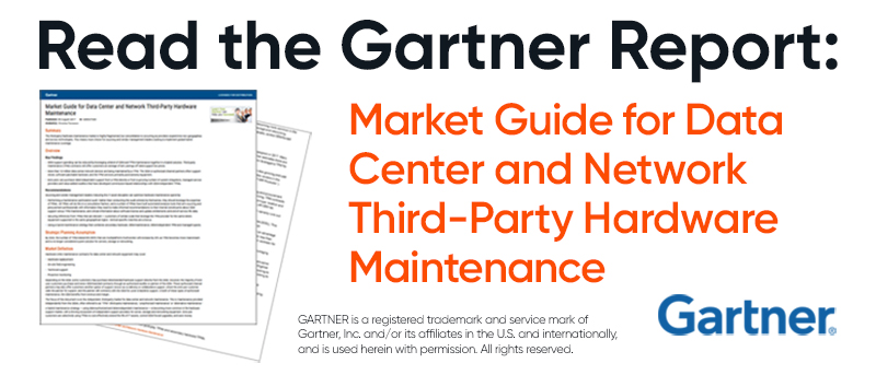 Independent IT Support Gains Ground as Gartner Issues First-Ever Market Guide on Third-Party Maintenance
