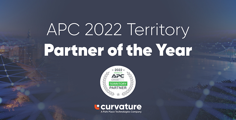Curvature Nommé APC by Schneider Electric 2022 Territory Partner of the Year (Partenaire territorial de l'année)