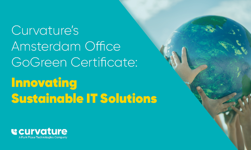 Curvature's Amsterdam Office GoGreen Certificate: Innovating Sustainable IT Solutions