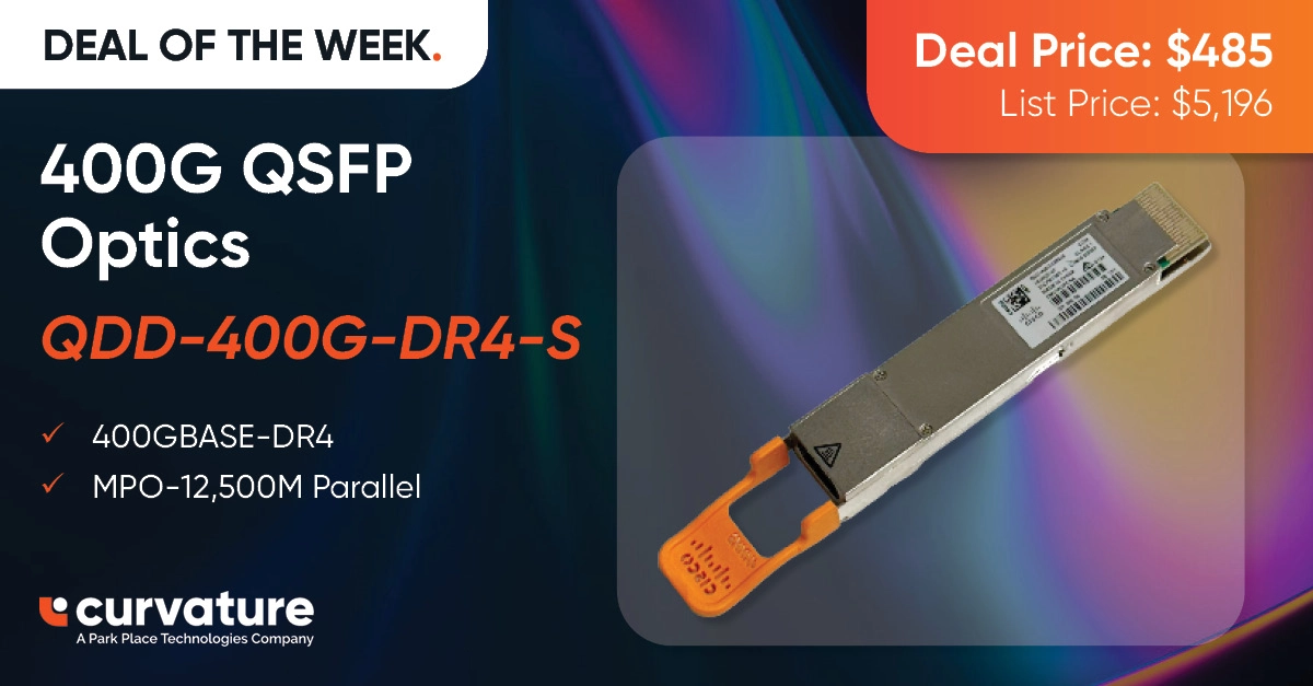 Deal of the Week: 400G QSFP Optics