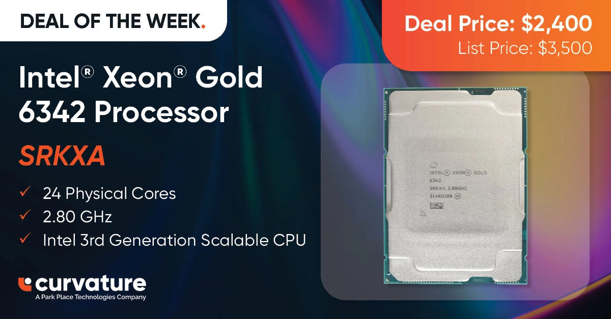 Deal of the Week: Intel Xeon Gold 6342 Processor