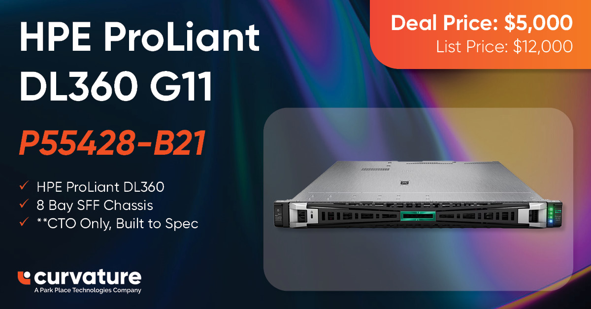 Offre de la semaine : ProLiant DL360 G11 d'HPE 